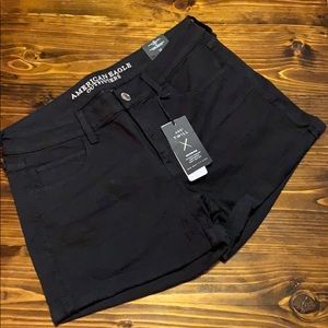 American Eagle twill midi shorts
